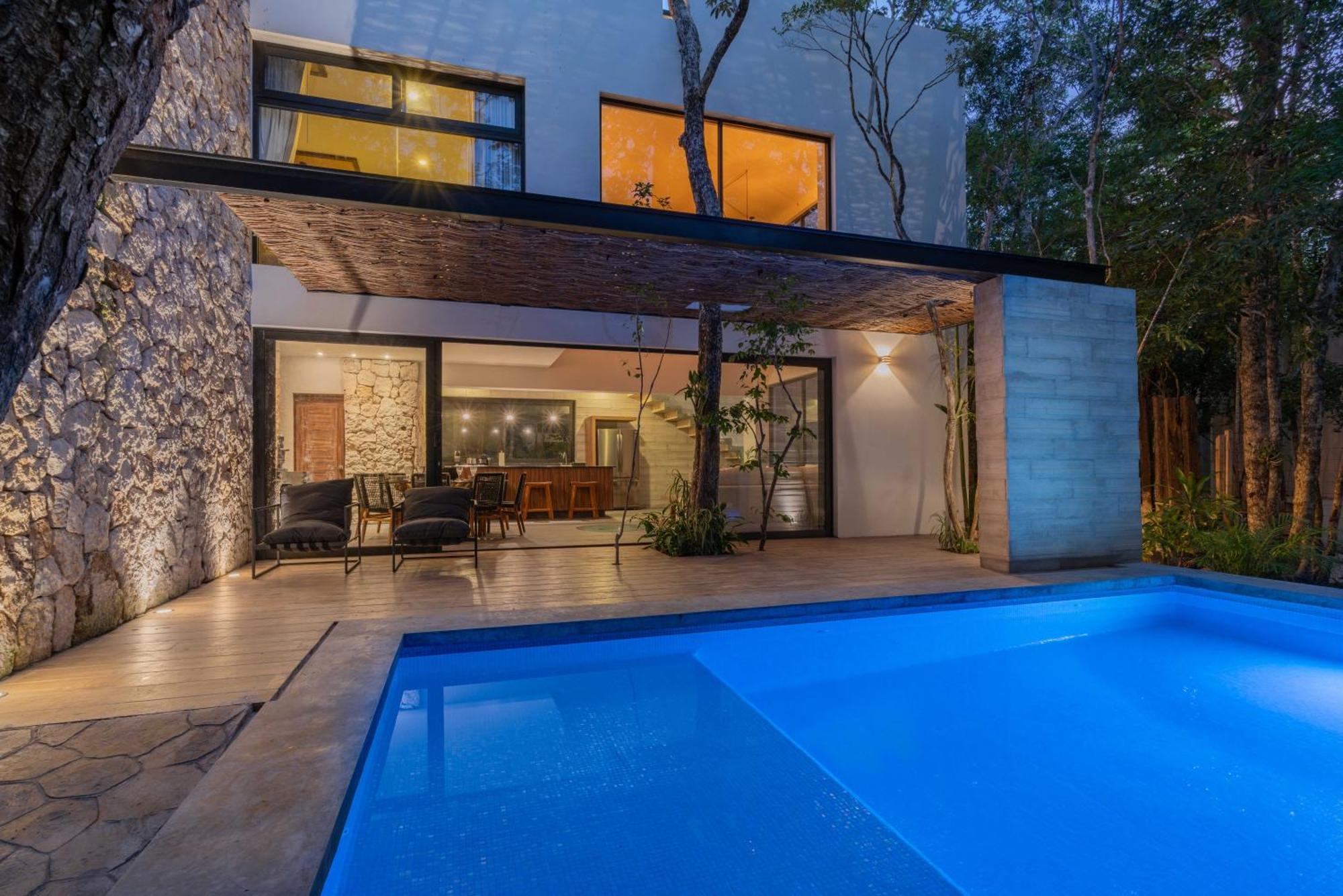 Twelve O'Clock - Luxury Villas 图卢姆 外观 照片