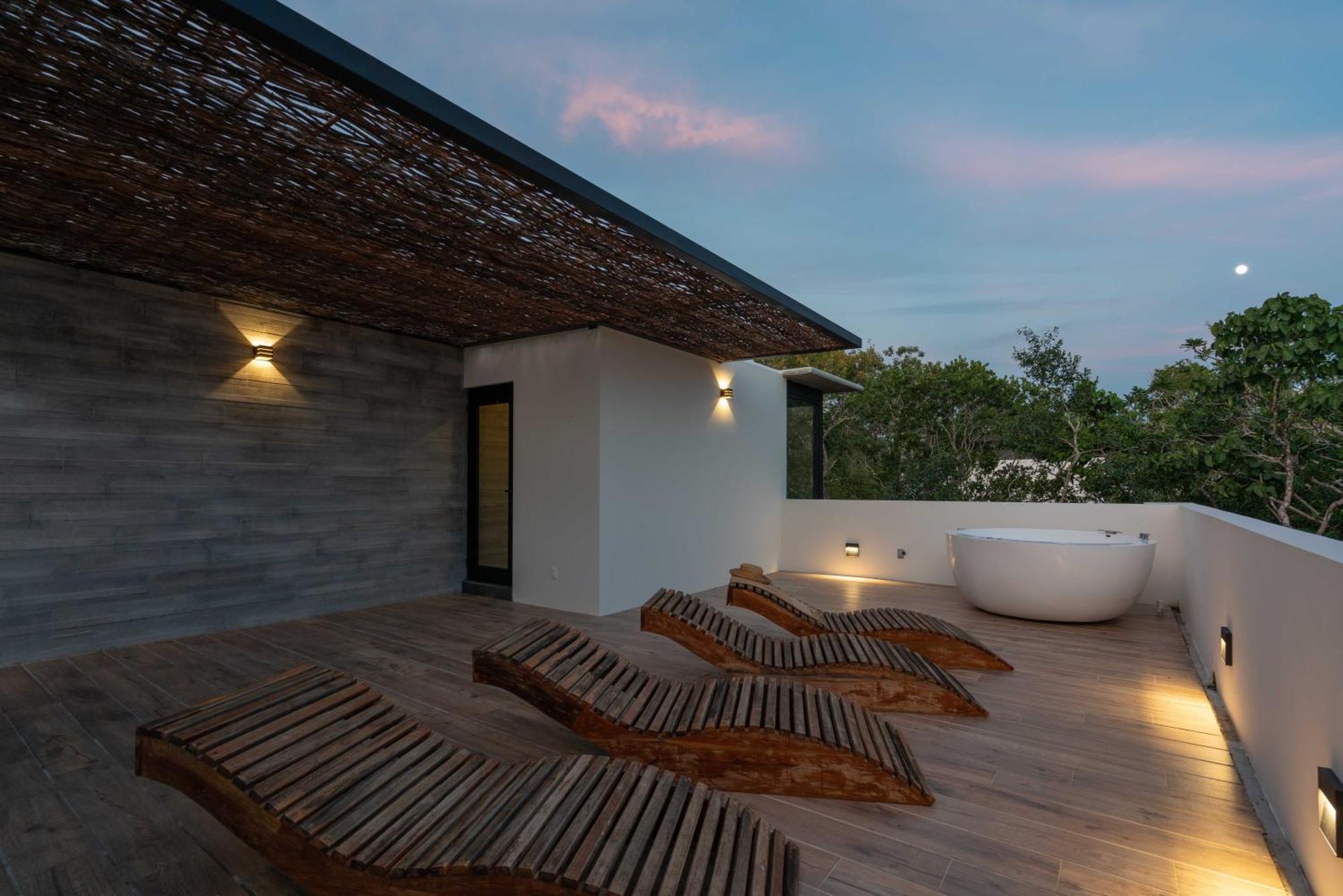 Twelve O'Clock - Luxury Villas 图卢姆 外观 照片